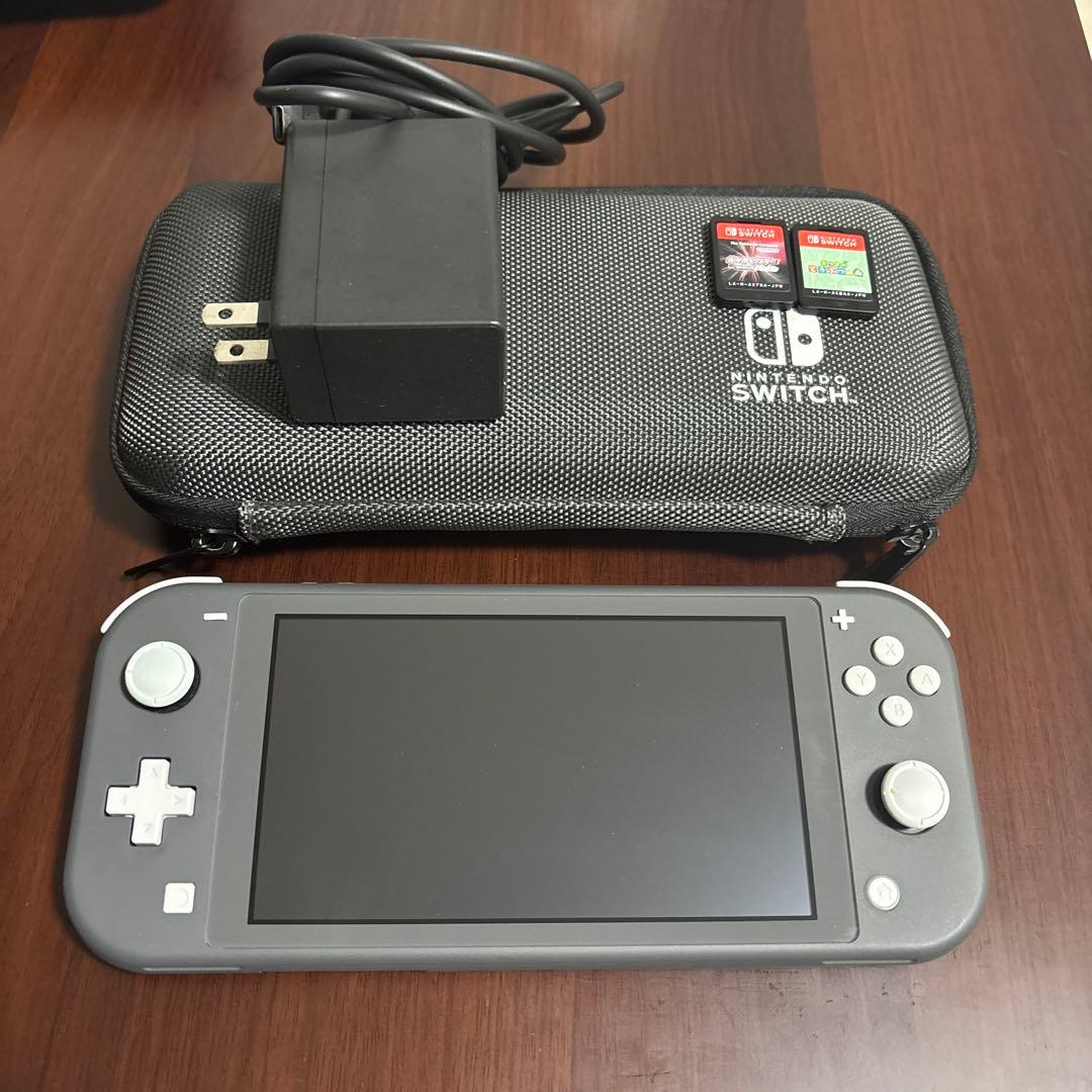 ボ*兵様 任天堂Switchライト グレー あつ森とポケモンパール