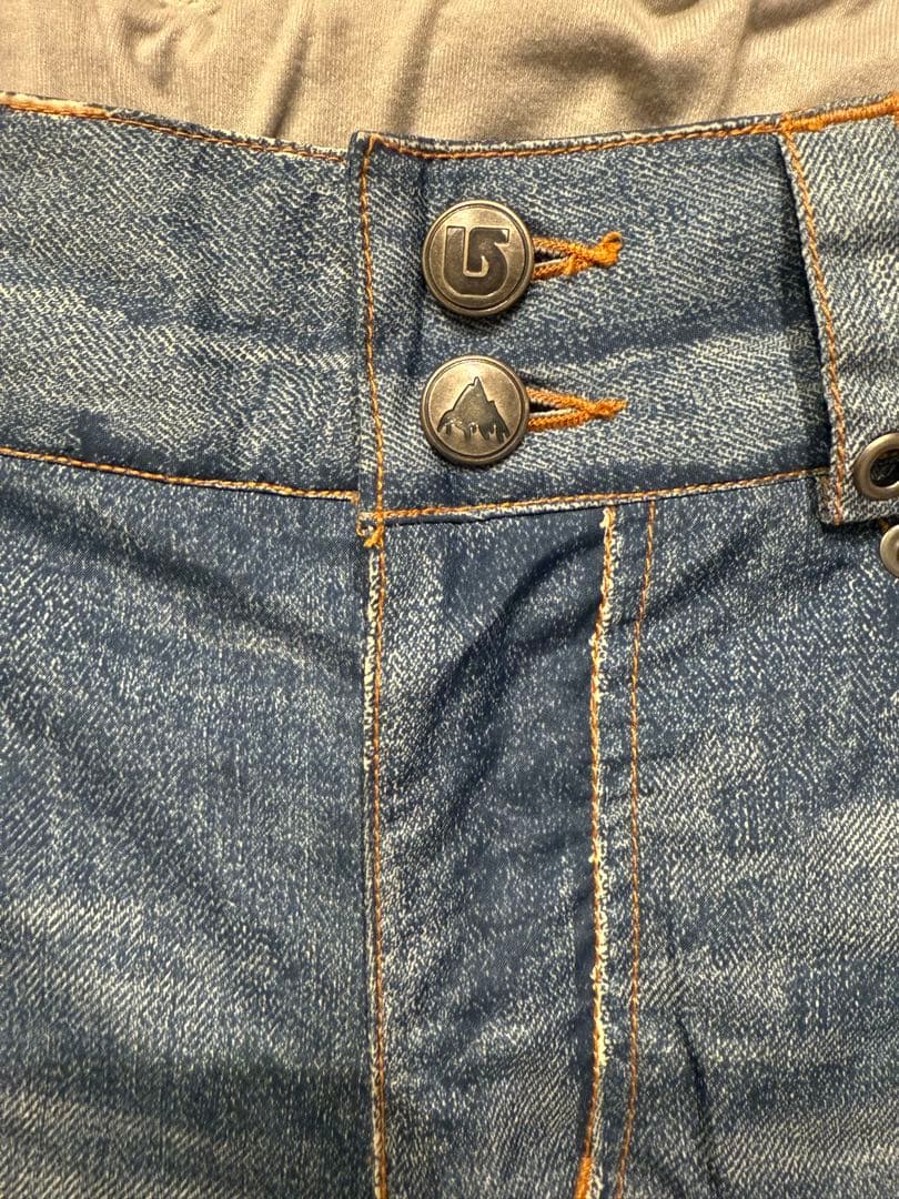 BURTON GORE-TEX スノーボード パンツ デニム Sサイズ バートン