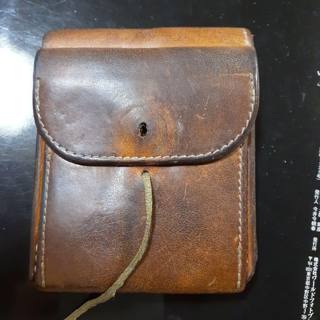 goro's 二つ折り財布 ブラウン レザー