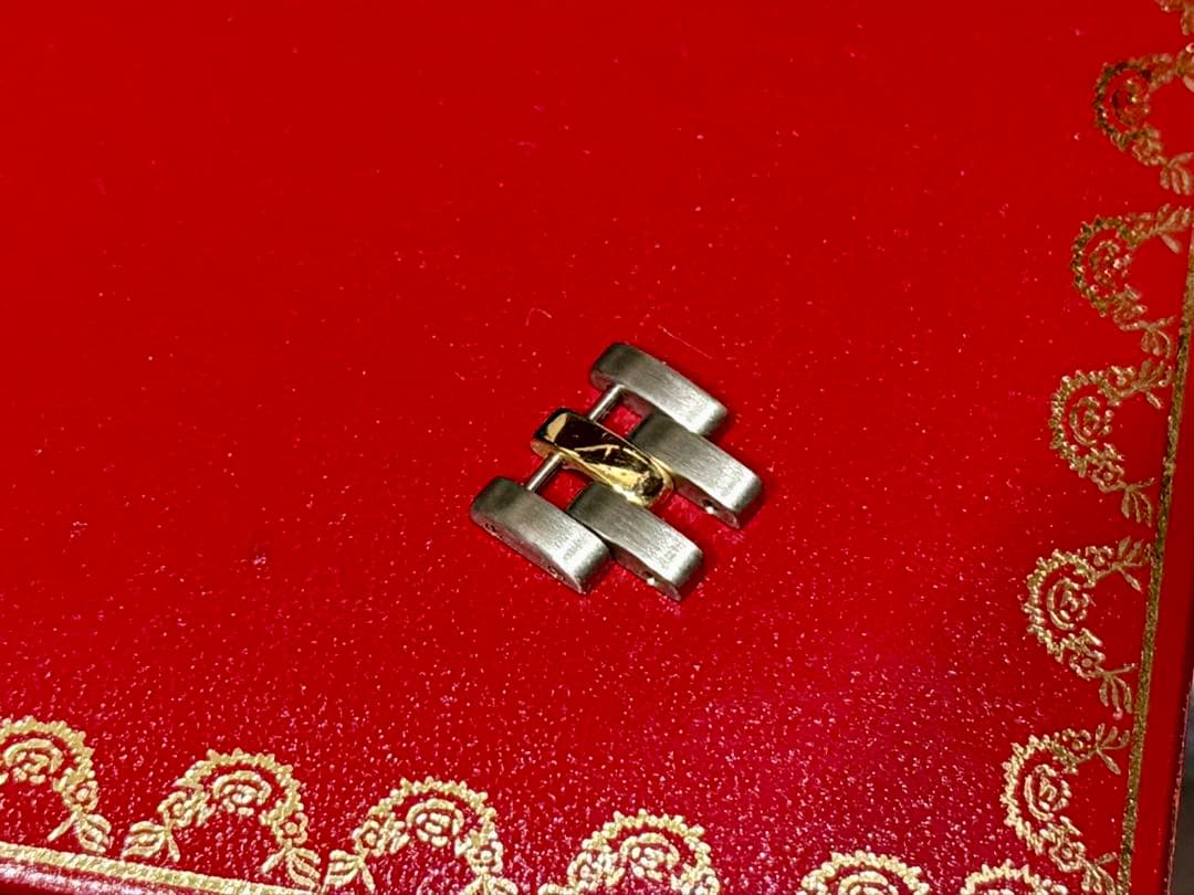 カルティエ パンテール SS/YG 1ロウ ブレスレット コマ 14.7mm