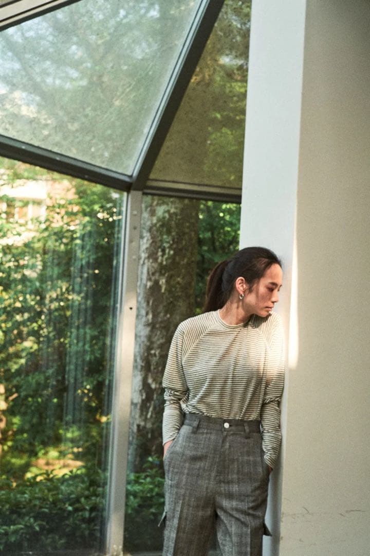 【melmo】jonnlynx WOOL OXFORD PANTS 38