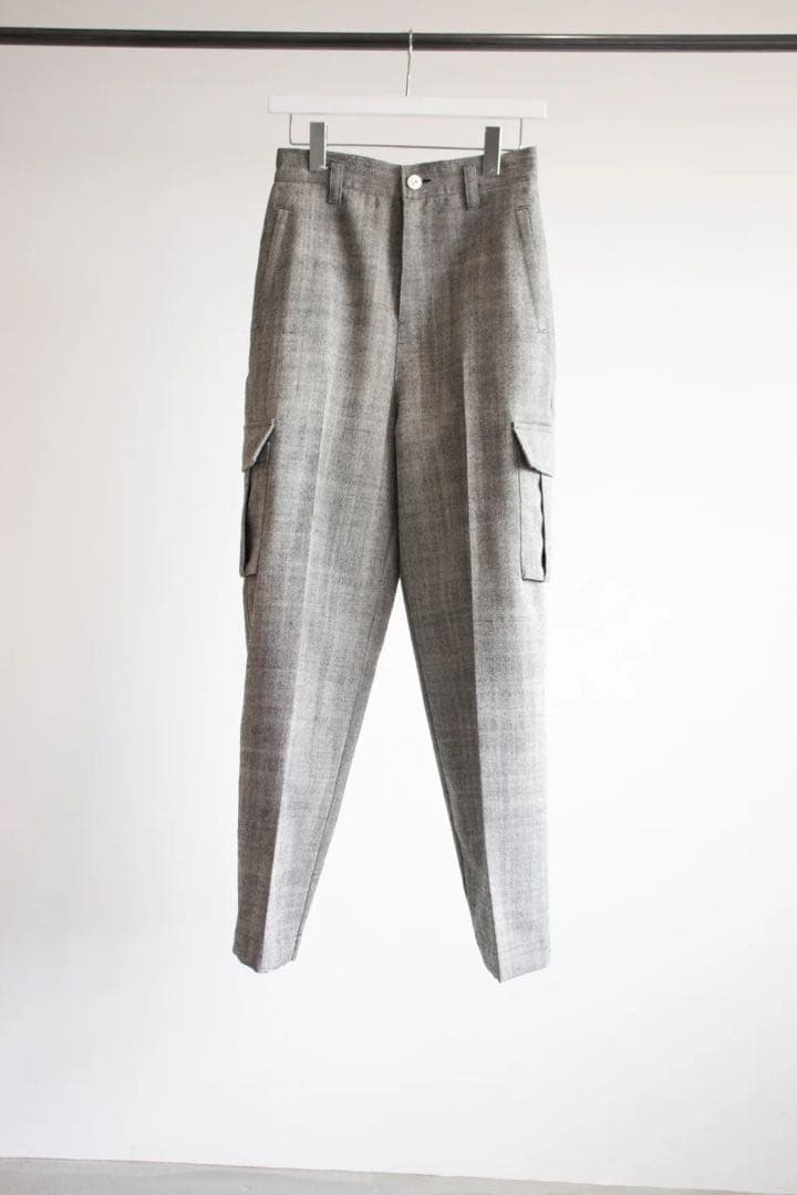【melmo】jonnlynx WOOL OXFORD PANTS 38