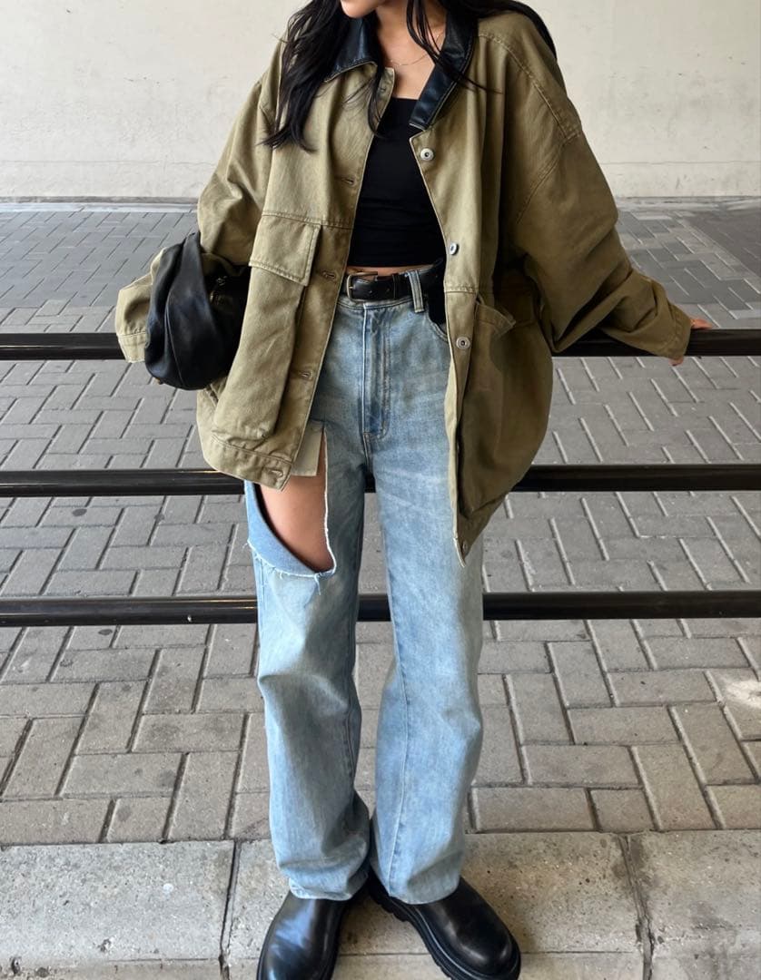 ハンティングジャケット　ベージュ