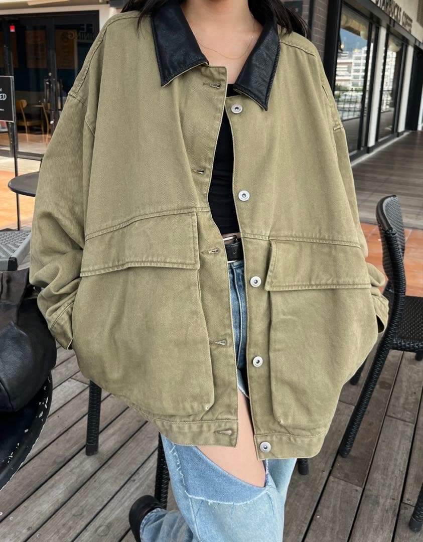 ハンティングジャケット　ベージュ