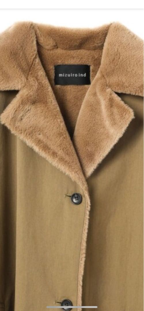 mizuiro ind バックボアコート