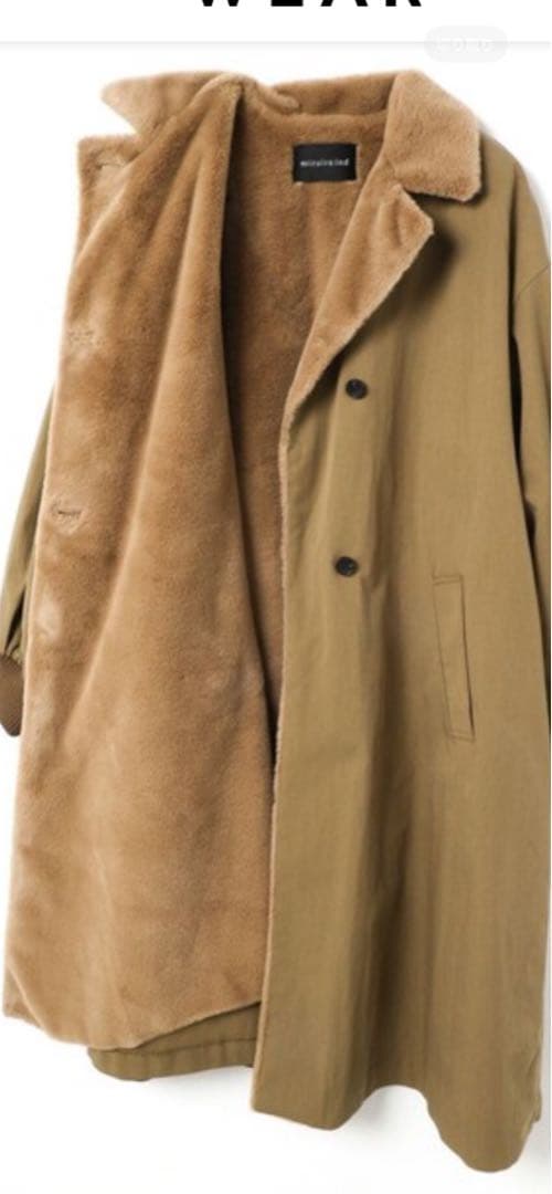 mizuiro ind バックボアコート