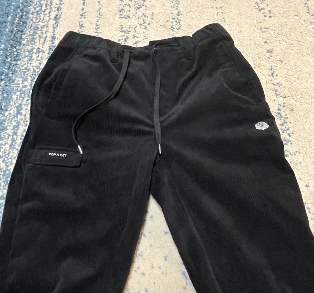 【美品】PW CIRCULUS レディースゴルフ用コーデュロイテーパードパンツ