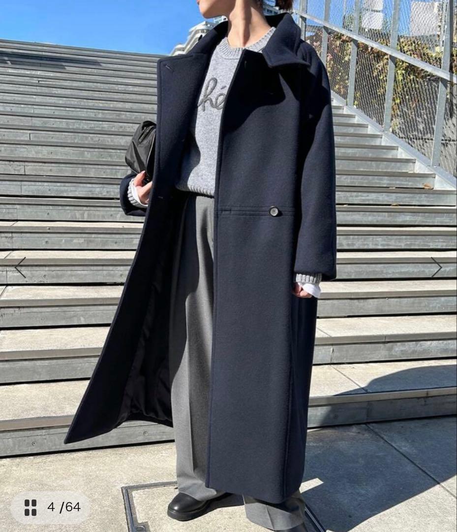 SLOBE IENA スタンドコクーンコート ロングコート