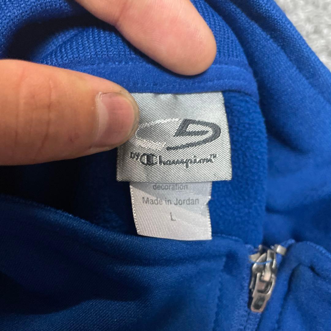 Champion 青 ジャージ ジャケット L