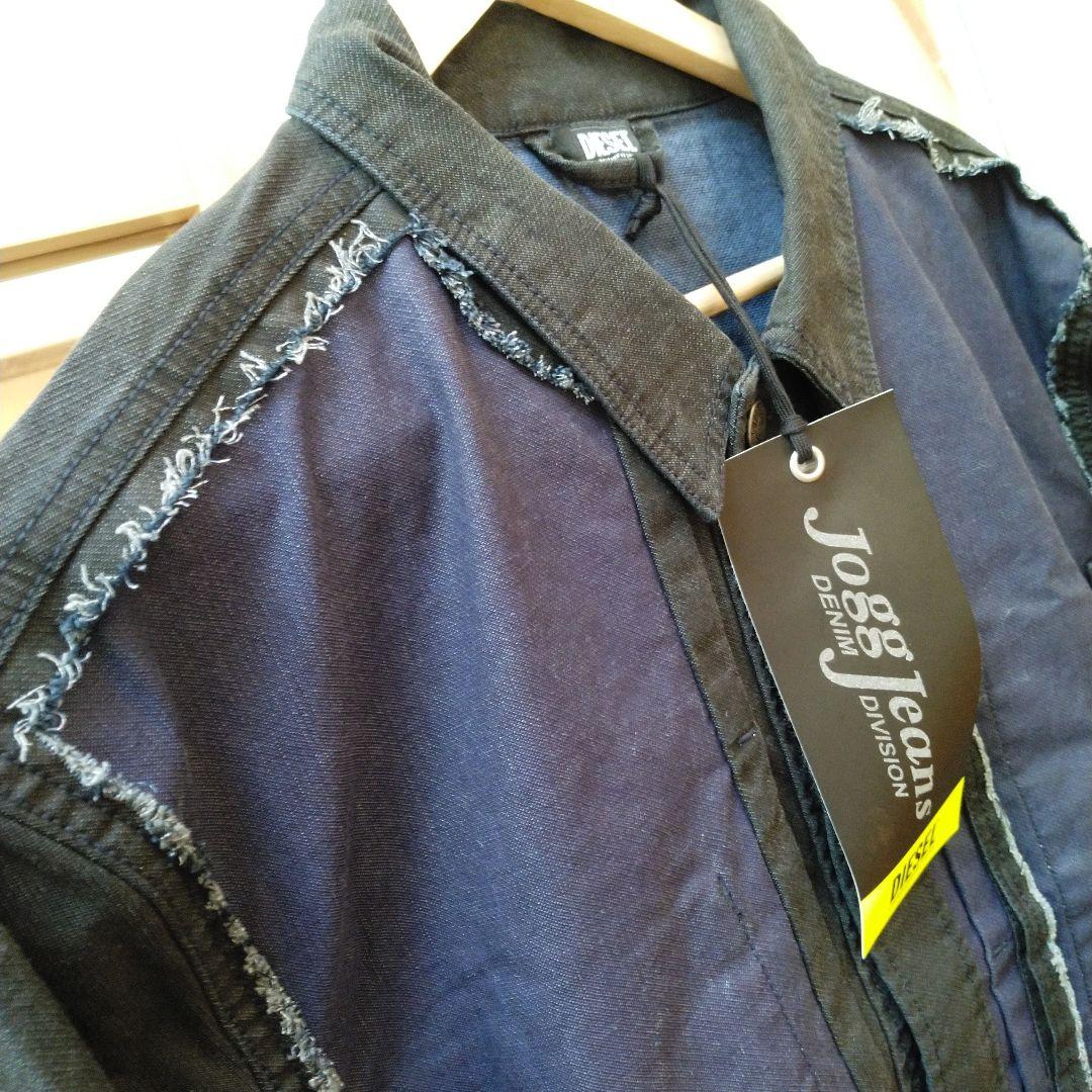 専用☆DIESEL♪ブラック×インディゴブルー★デニムジョグジーンズ