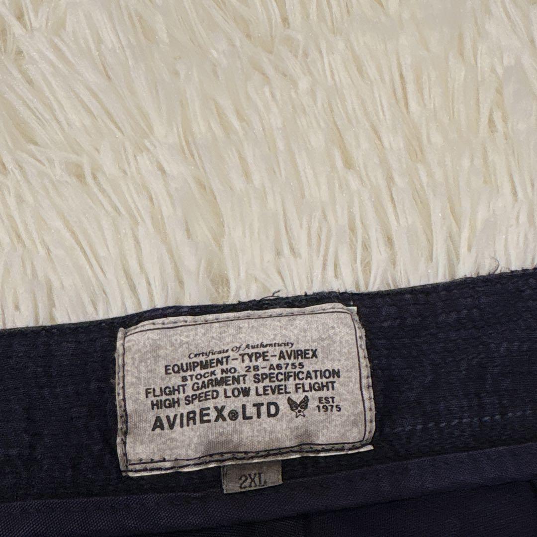 AVIREX アヴィレックス　カーゴパンツ　2XL ネイビー　ギミックパンツ