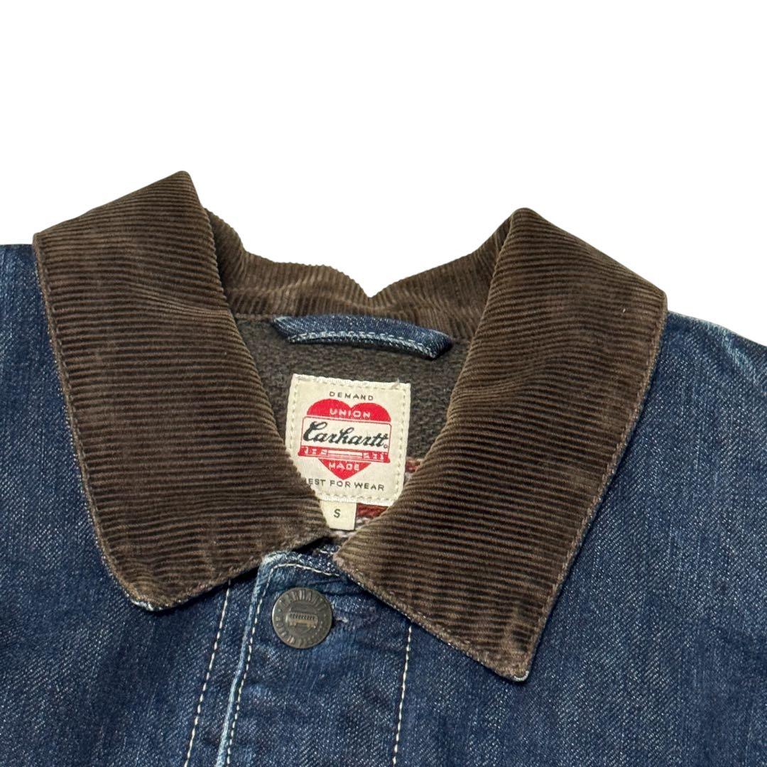 カーハート　チョアコート　コーデュロイ　ハートタグ　カバーオール ブランケット