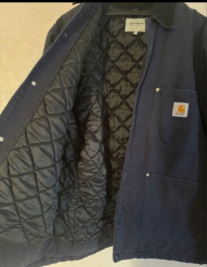 Carhartt wip chorecoat og ネイビー チョアコート M