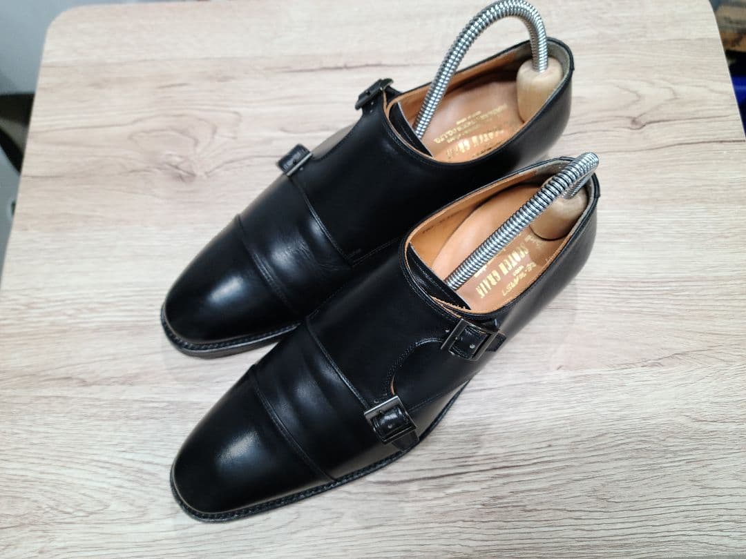 スコッチグレインHG-9100 ダブルモンクビジネスシューズ 24cm