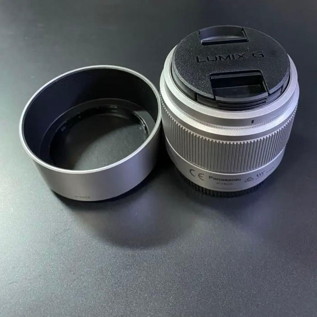 LUMIX 25mm F1.7 シルバー　H-H025