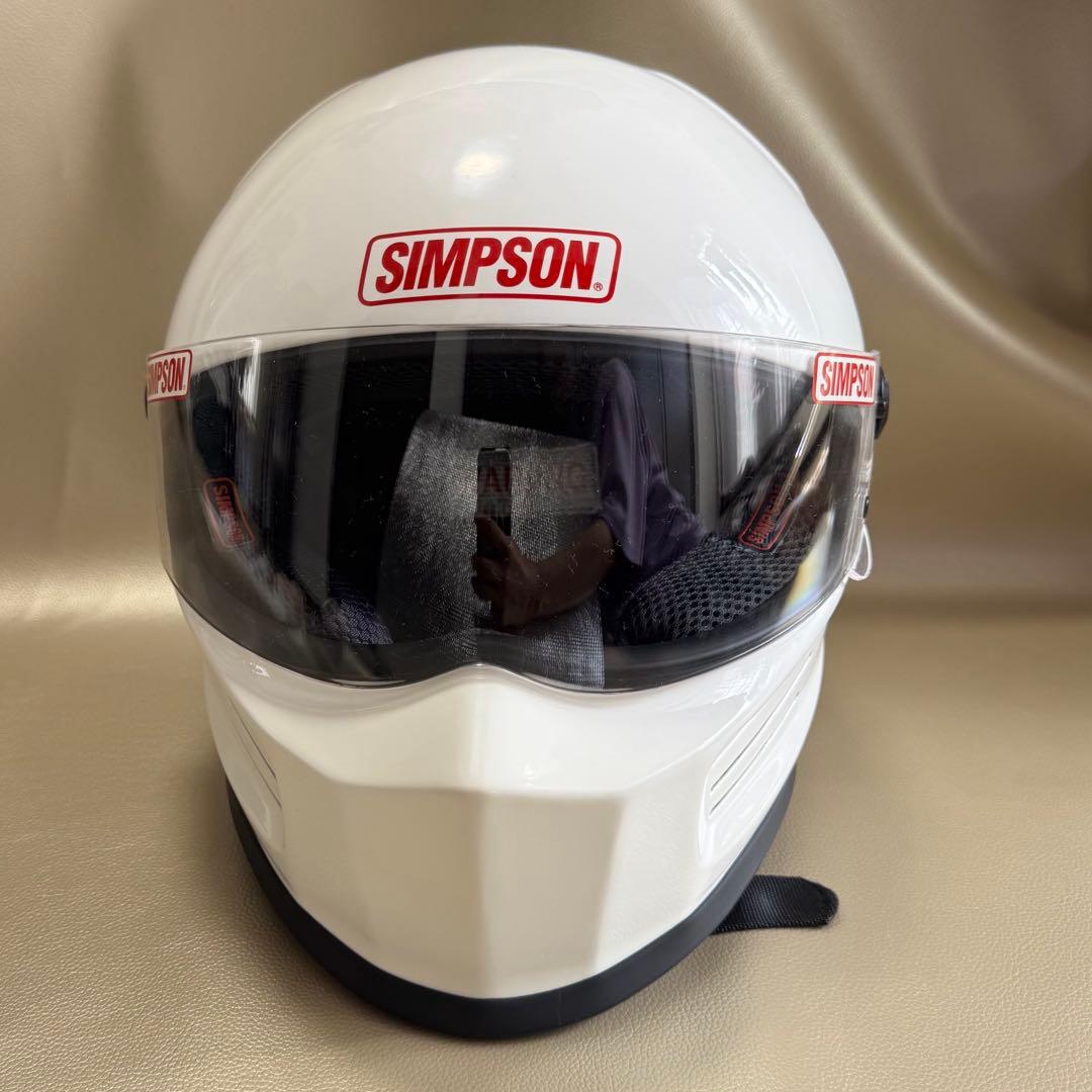 SIMPSON BANDIT Pro ホワイト　XL 61㎝