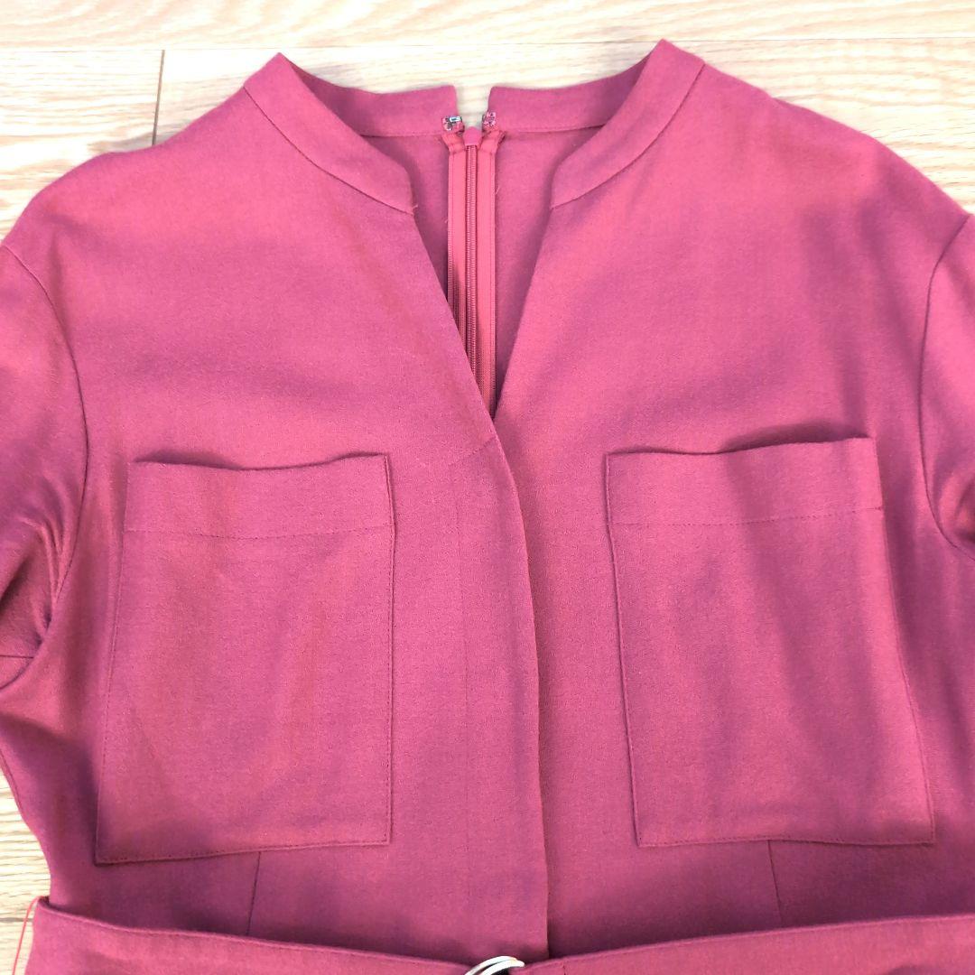 アナイ　ピンクジョーゼットワンピース