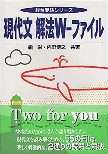【駿台文庫】『現代文解法Wファイル　霜栄・内野博之』　　絶版