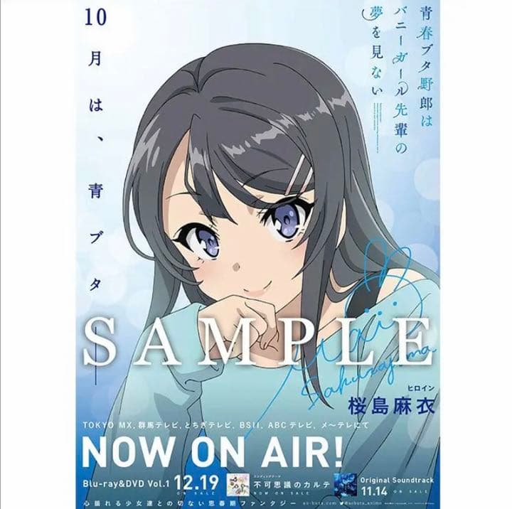 青ブタ 青春ブタ野郎はバニーガール先輩の夢を見ないDVD【バラ売り可】