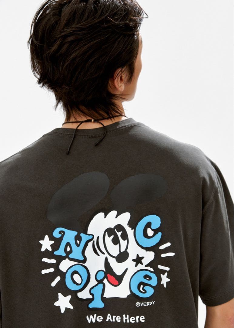 NOICE × VERDY VICK T-SHIRT-CHARCOAL