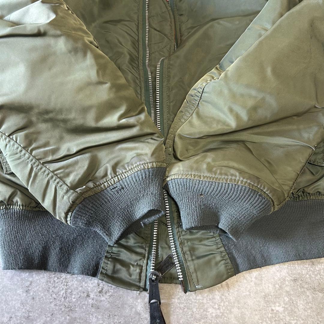 アルファインダストリーズ 旧タグ usa製 MA-1 フライトジャケット