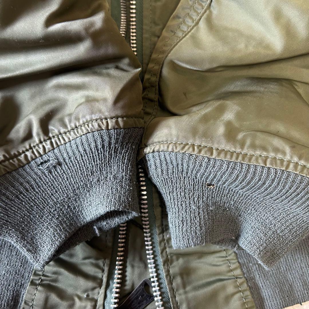 アルファインダストリーズ 旧タグ usa製 MA-1 フライトジャケット