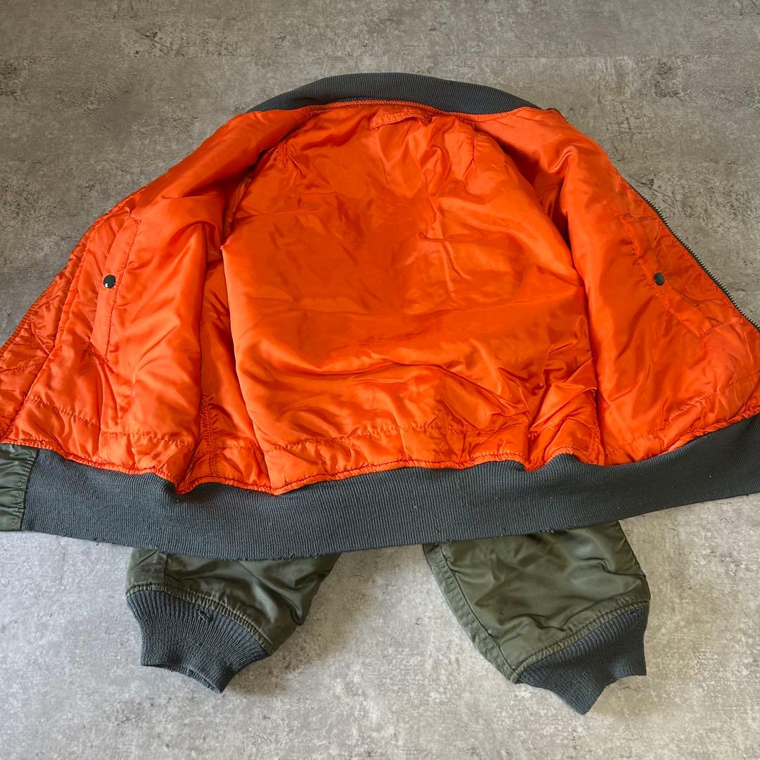 アルファインダストリーズ 旧タグ usa製 MA-1 フライトジャケット