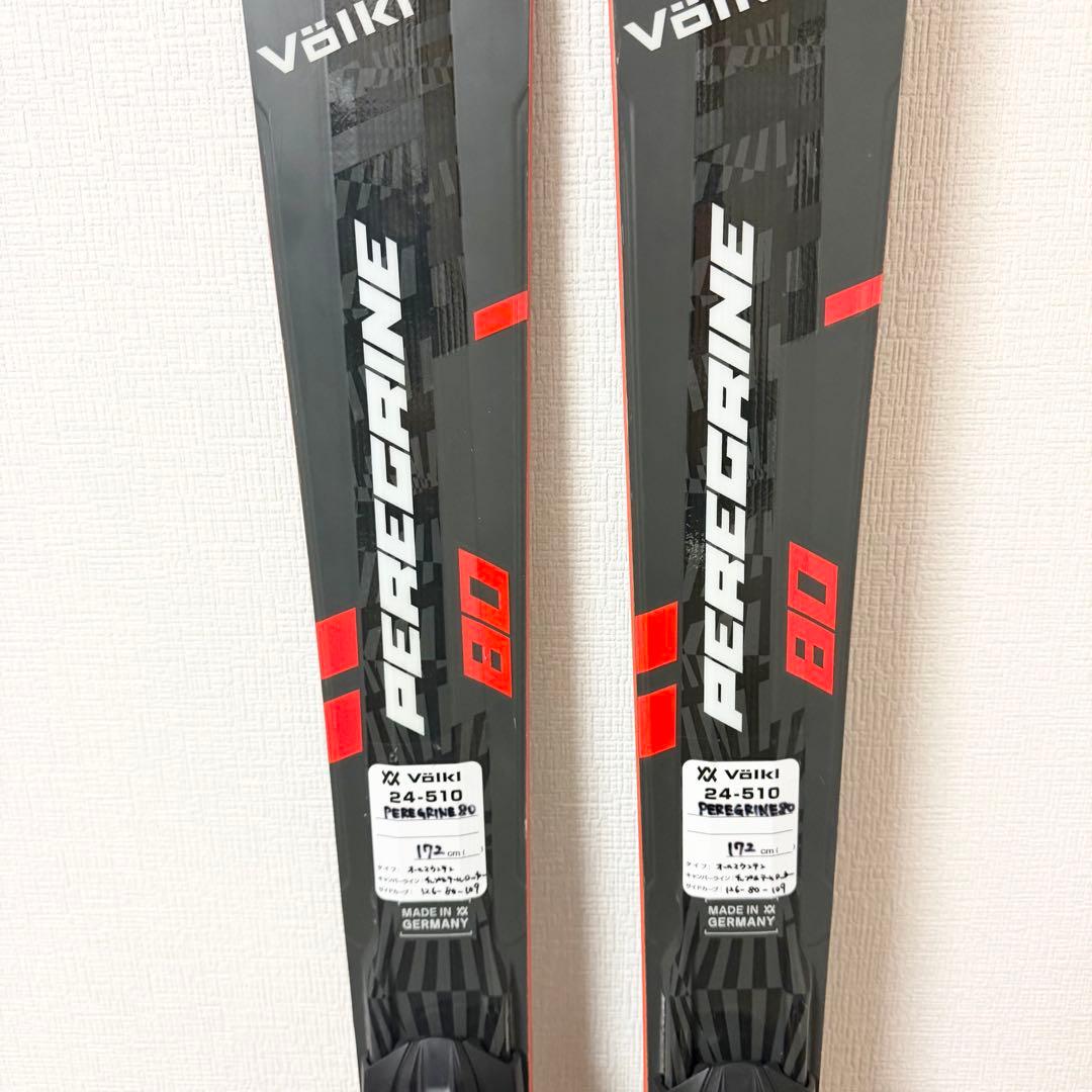 2024-25Völkl Peregrine 80 スキー板 172cm