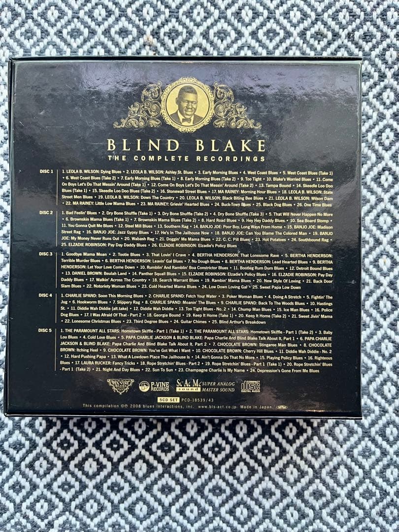 Blind Blake The Complete Recordings 5枚組