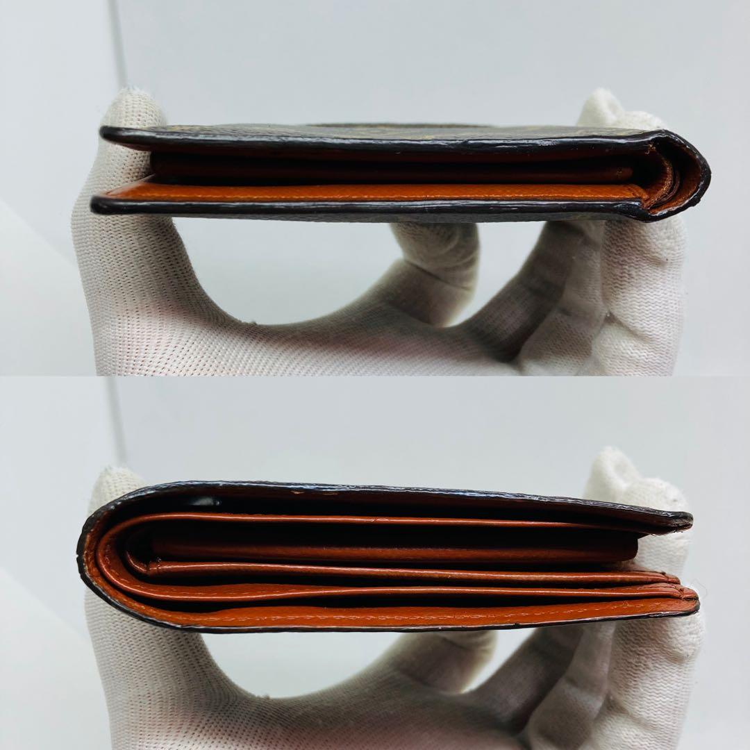 ルイヴィトン モノグラム ポルトフォイユ マルコ　二つ折り財布 茶色 782