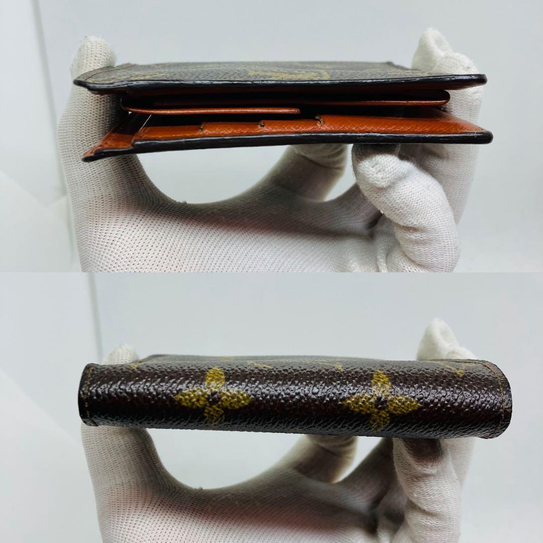 ルイヴィトン モノグラム ポルトフォイユ マルコ　二つ折り財布 茶色 782