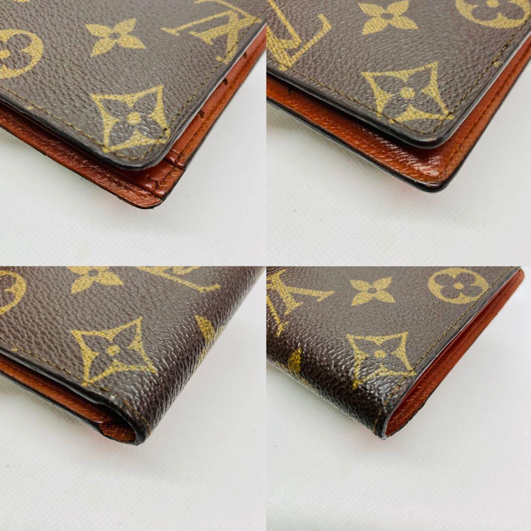 ルイヴィトン モノグラム ポルトフォイユ マルコ　二つ折り財布 茶色 782