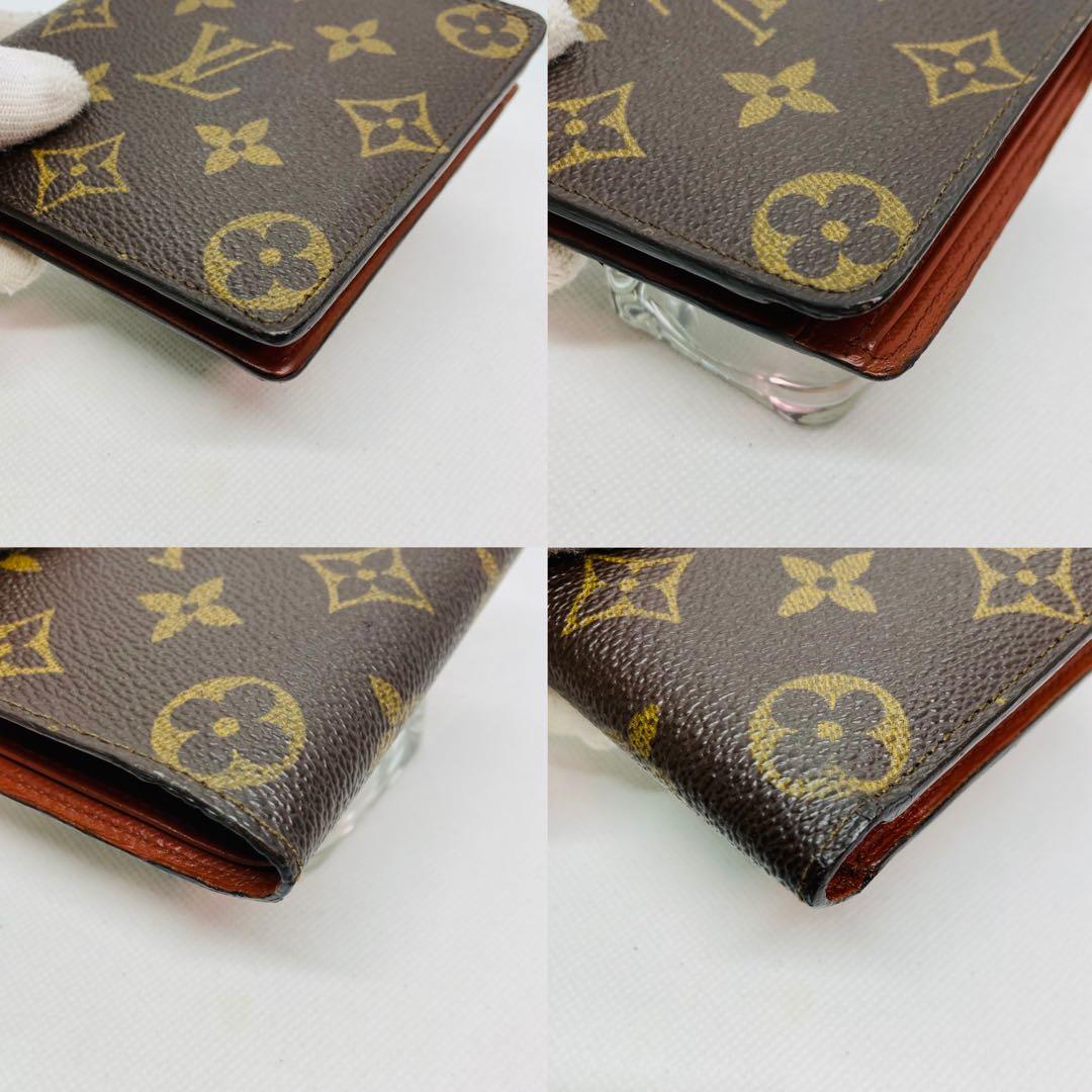 ルイヴィトン モノグラム ポルトフォイユ マルコ　二つ折り財布 茶色 782