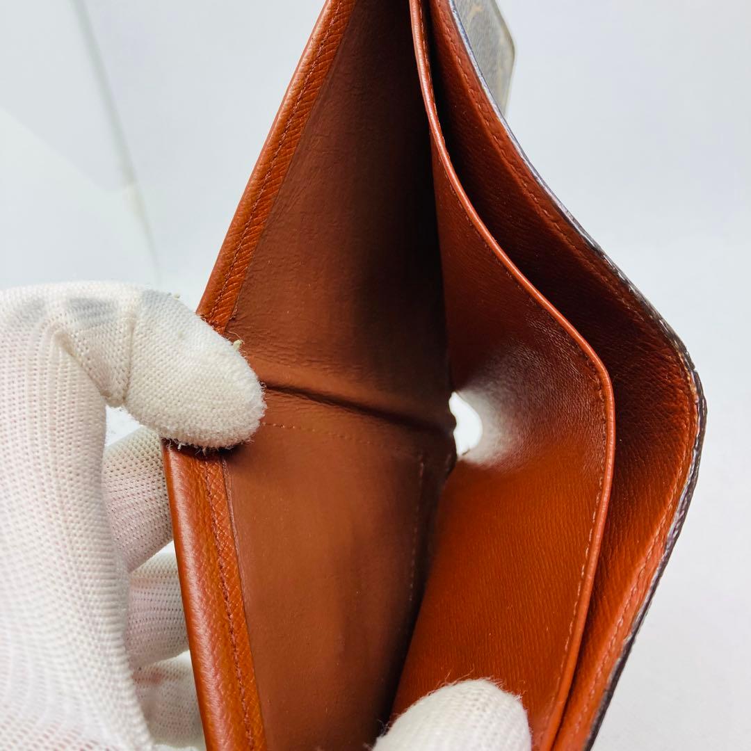 ルイヴィトン モノグラム ポルトフォイユ マルコ　二つ折り財布 茶色 782