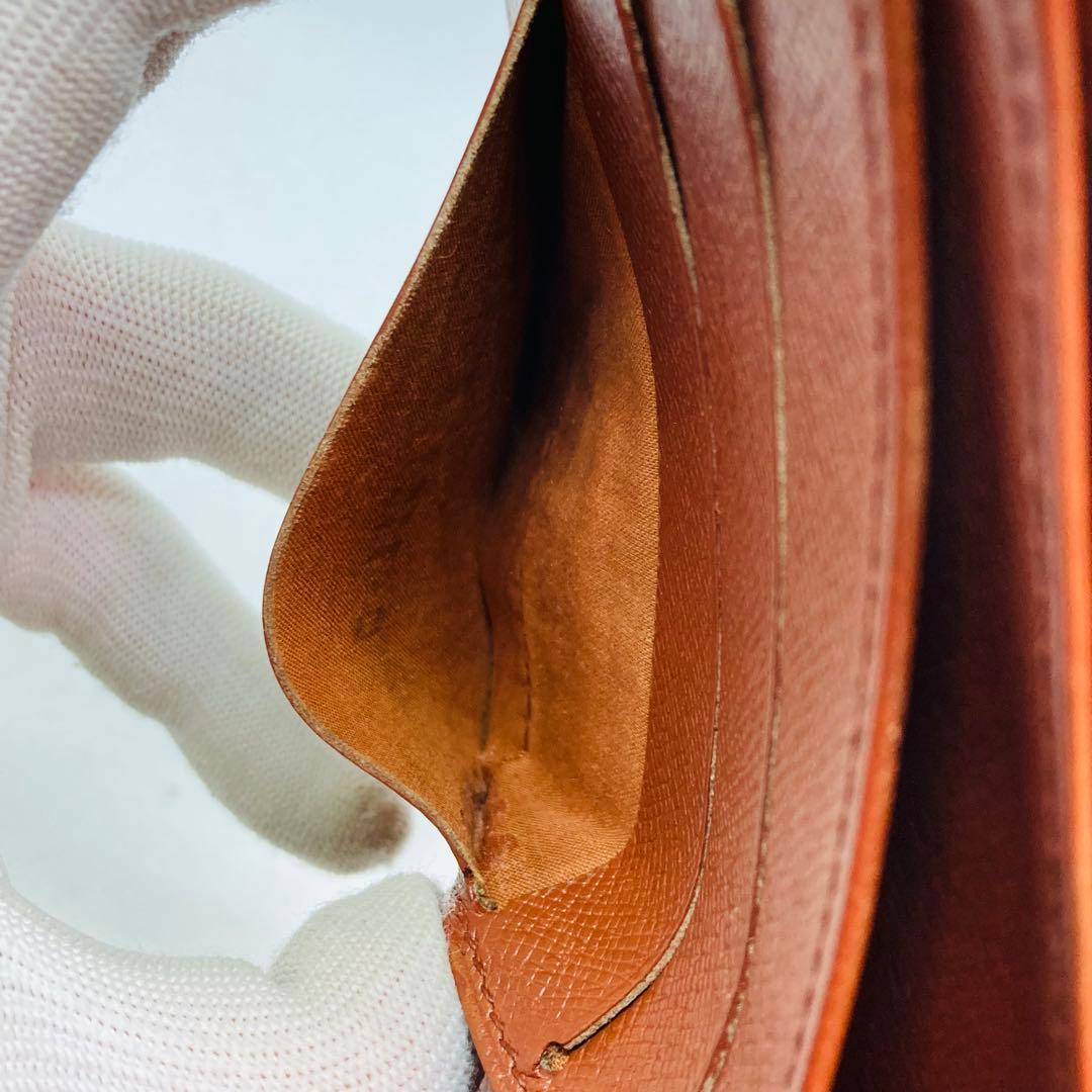 ルイヴィトン モノグラム ポルトフォイユ マルコ　二つ折り財布 茶色 782