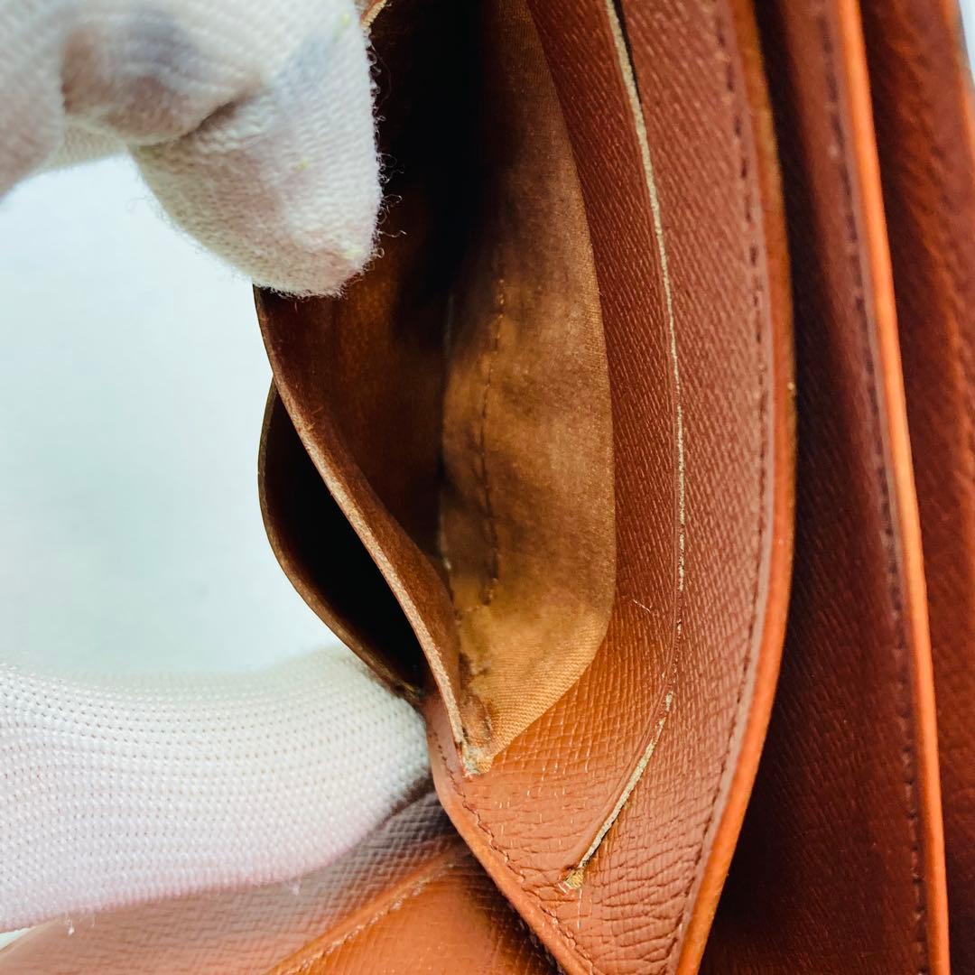 ルイヴィトン モノグラム ポルトフォイユ マルコ　二つ折り財布 茶色 782