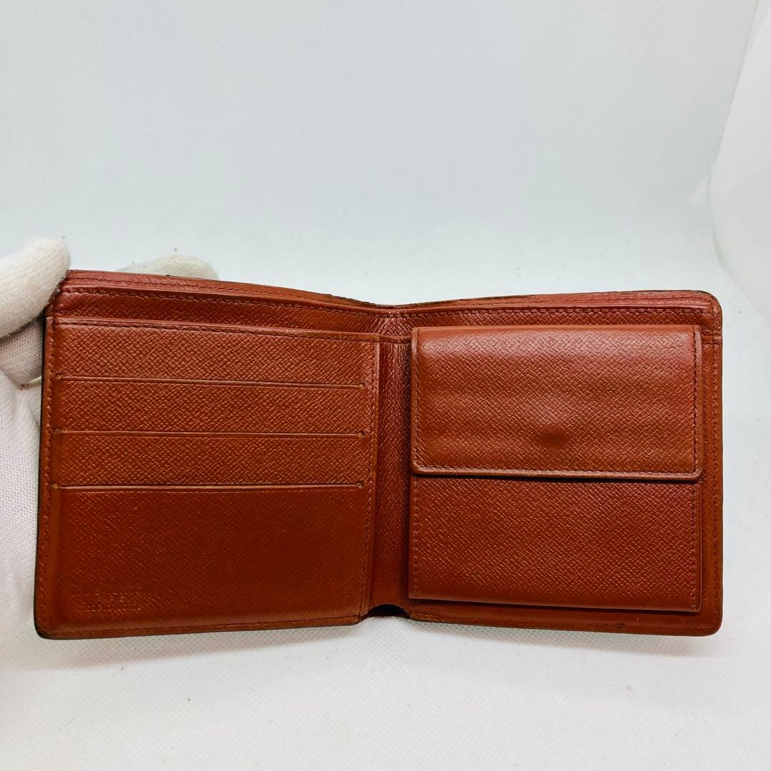 ルイヴィトン モノグラム ポルトフォイユ マルコ　二つ折り財布 茶色 782