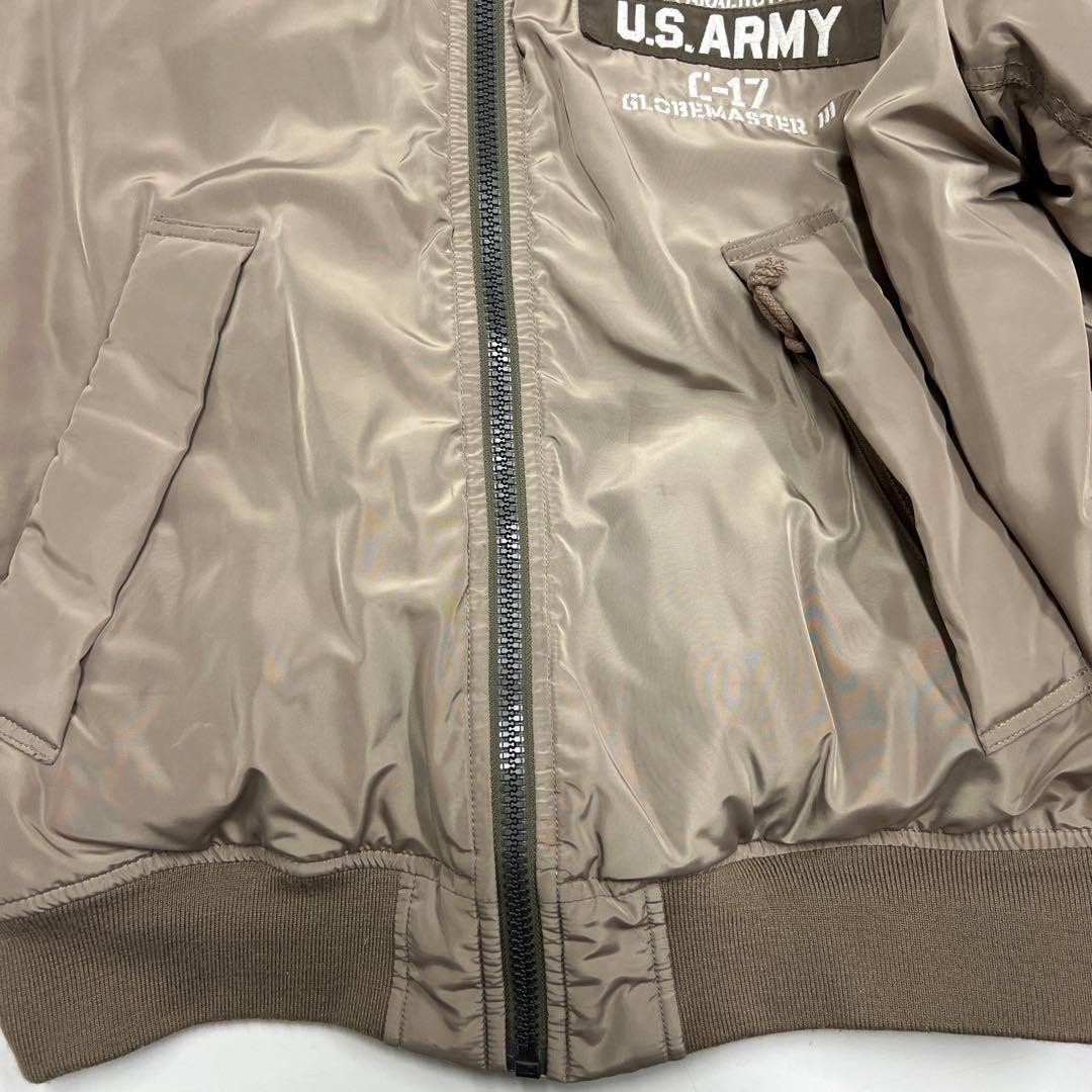 AVIREX MA-1ジャンバー　GOベージュ