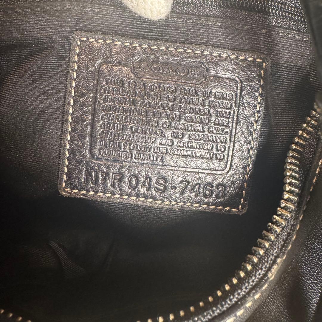 極美品 COACH ソーホー レザー ショルダーバッグ Y2K 肩掛け 黒