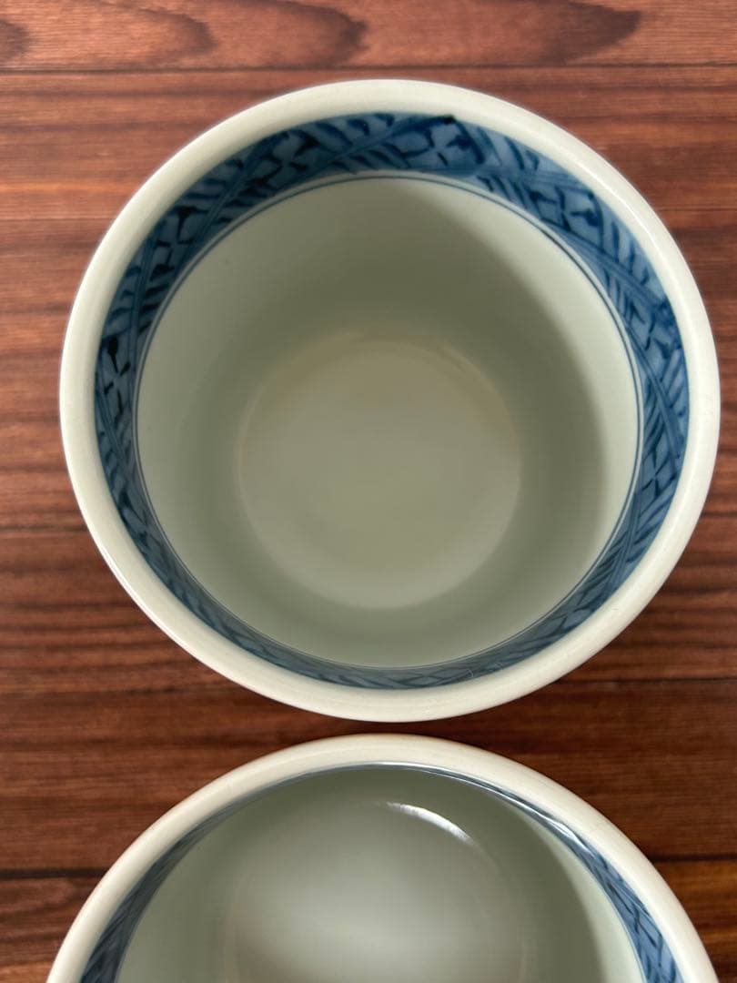 有田焼 陶祥窯 蕎麦猪口 古赤絵日菊　ペア