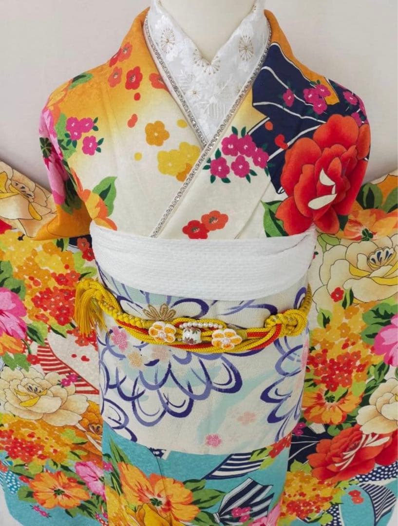 の*ん様 正絹振袖3点セット