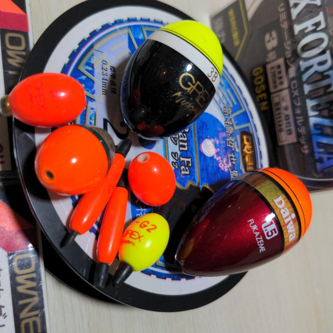 ダイワ14インパルト2500H−LBD GREXウキ・道糸等のセット