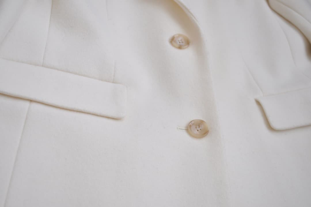 ANAYI チェスターコート オフホワイト アイボリー系白