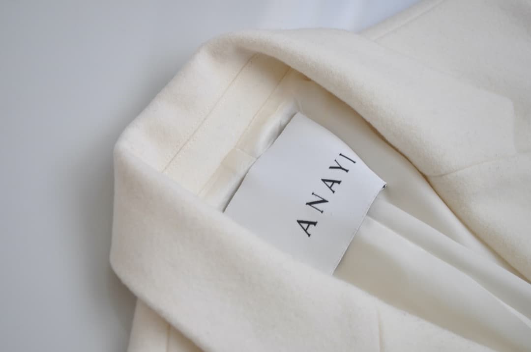 ANAYI チェスターコート オフホワイト アイボリー系白