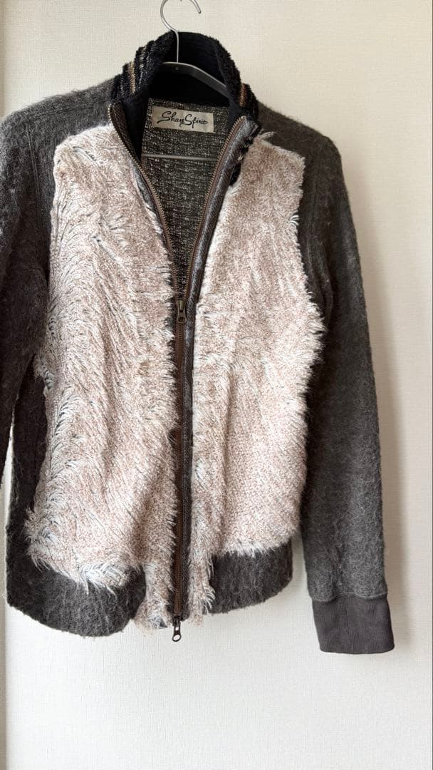 シェアスピリット　share spirit ジップアップジャケット カーキ