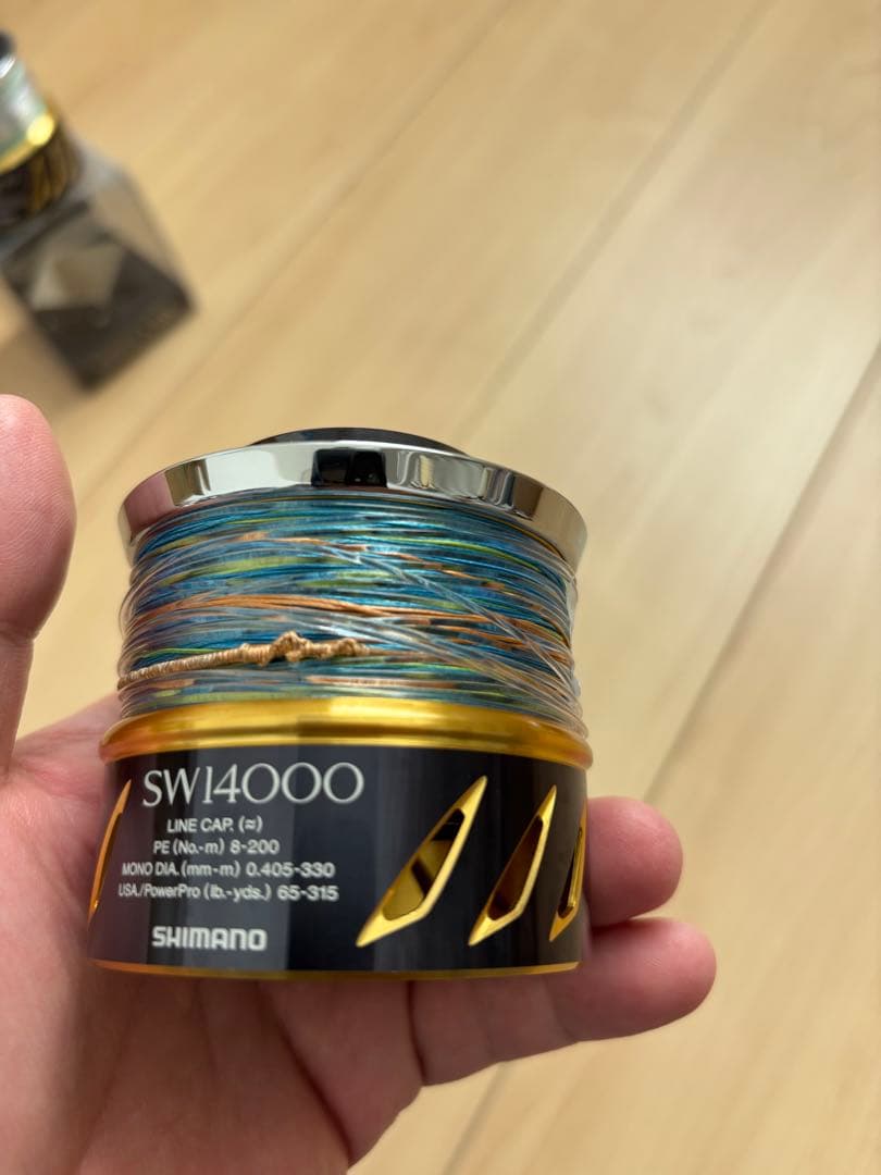 シマノ 13ステラ8000HGと14000スプール