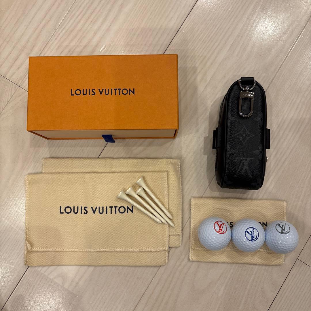 ルイヴィトン ゴルフボールケース モノグラムエクリプス 正規品 未使用