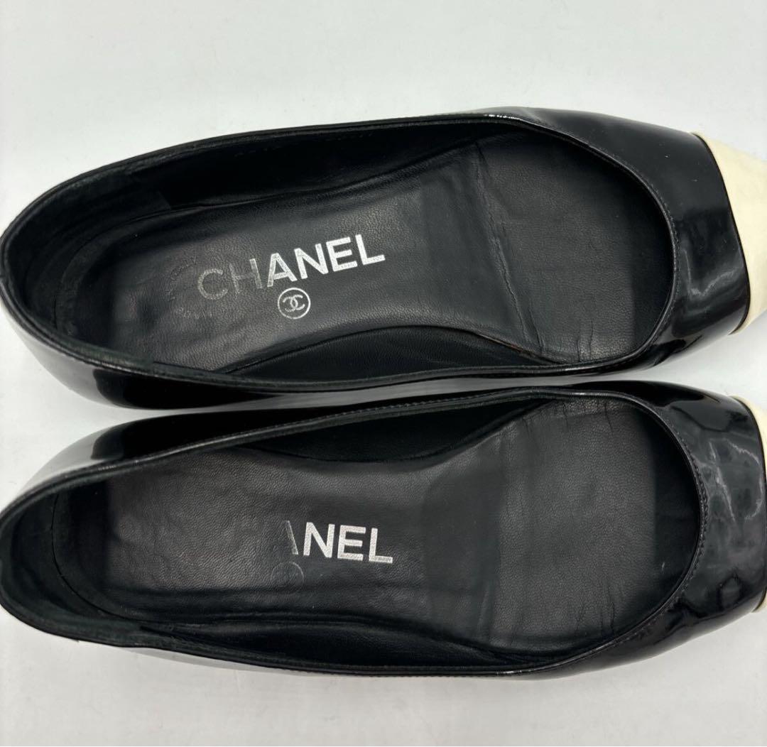 CHANEL シャネル フラット パンプス 34.5 22cm 目安　シューズ