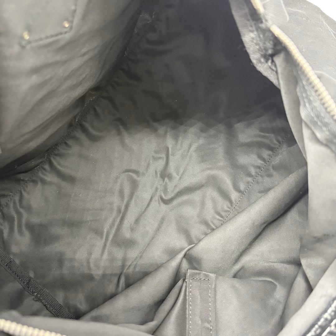 【ギャラ付】PRADA ボストンバッグ ミニ トライアングルロゴ ブラック