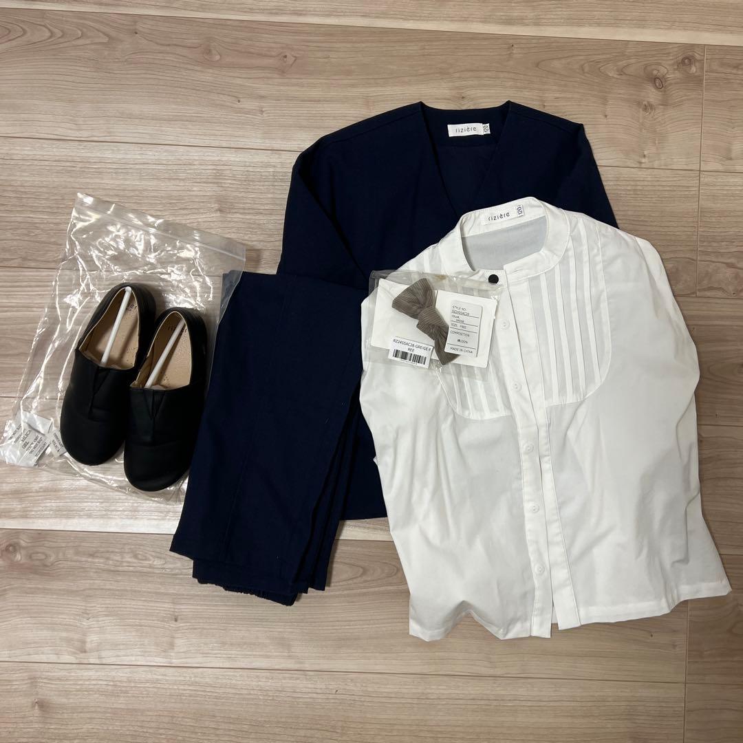 momoko様【美品】riziere スーツ シャツ ブラック靴 蝶ネクタイ